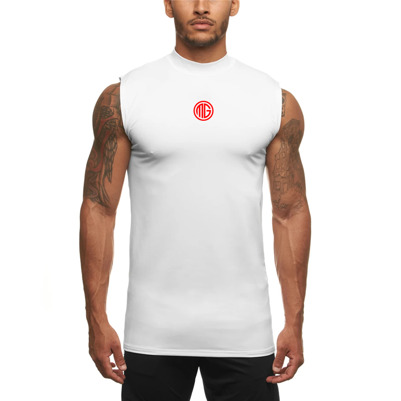 Sleeveless Undershirt - Yaz Erkek Kuru Sıkıştırma Yelekleri Sıkı