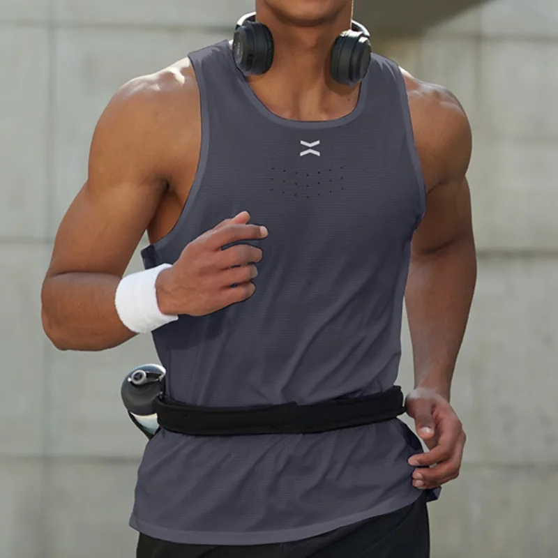 Sleeveless Undershirt - Erkekler spor spor yelek tankı maraton